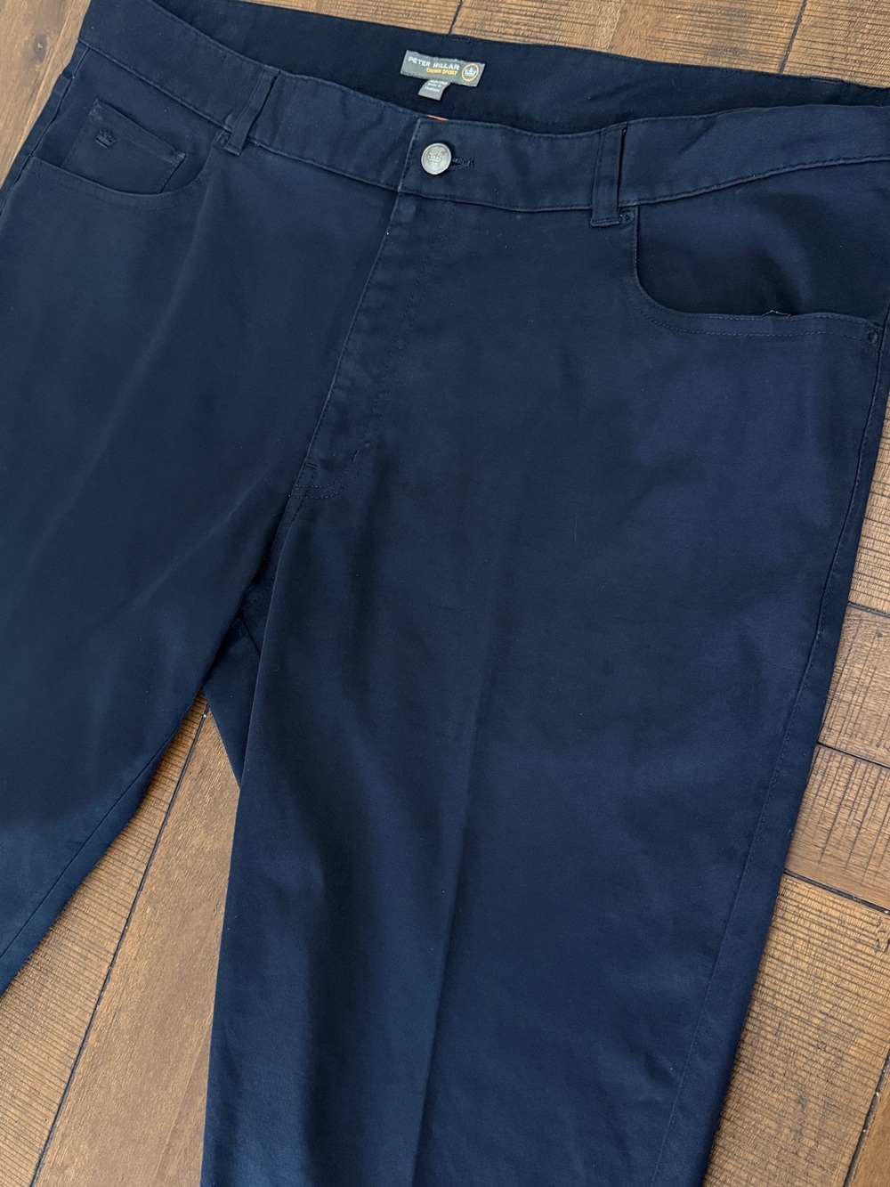 Peter Millar Men's Crown Sport Black Pants 40x30